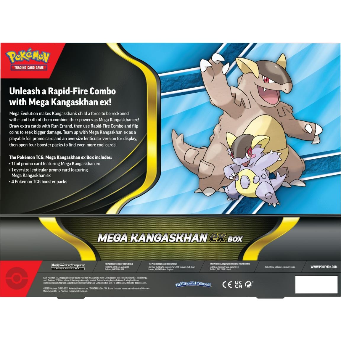 Pokemon TCG Mega Kangaskhan ex Box