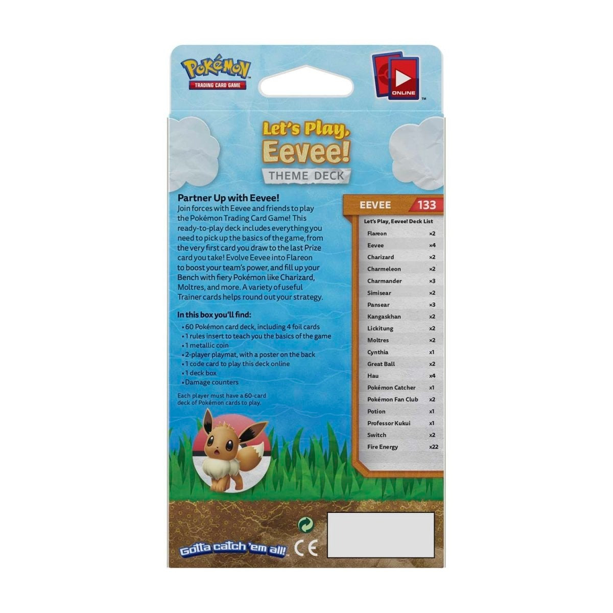 Pokemon TCG: Let's Play, Eevee! Theme Deck