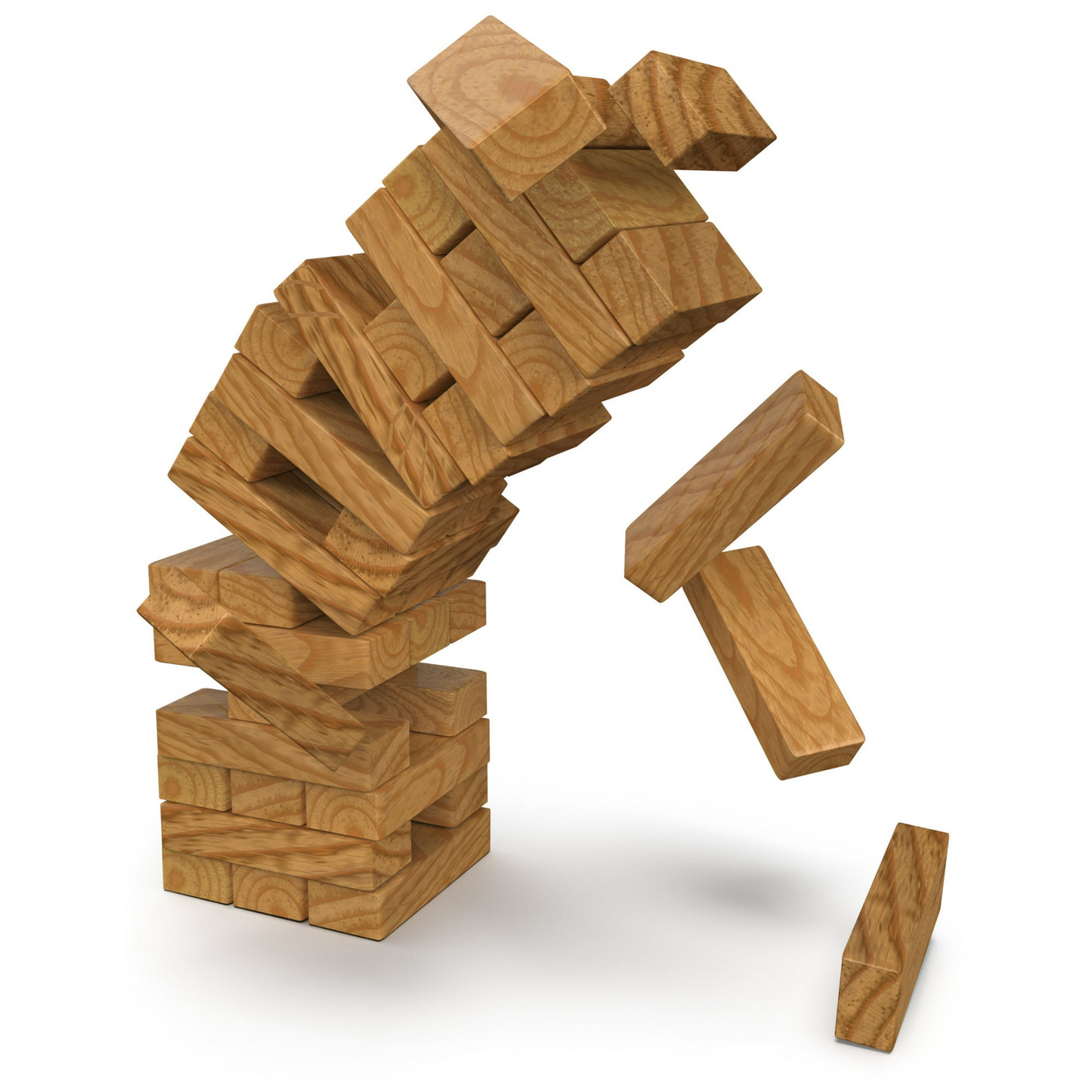 Wooden Jumbling Tower Game – Classic Stacking & Tumbling Fun