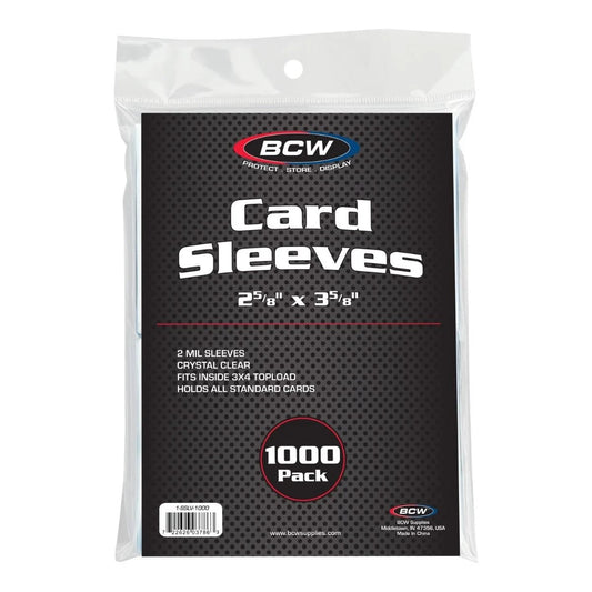 BCW Standard Card Sleeves (1000-Count)