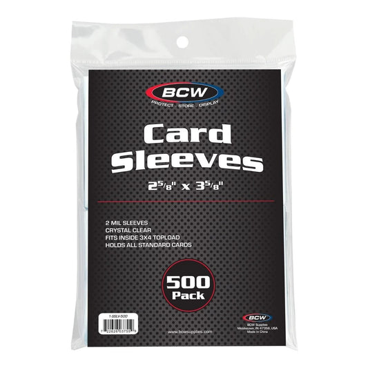 BCW Standard Card Sleeves (500-Count)