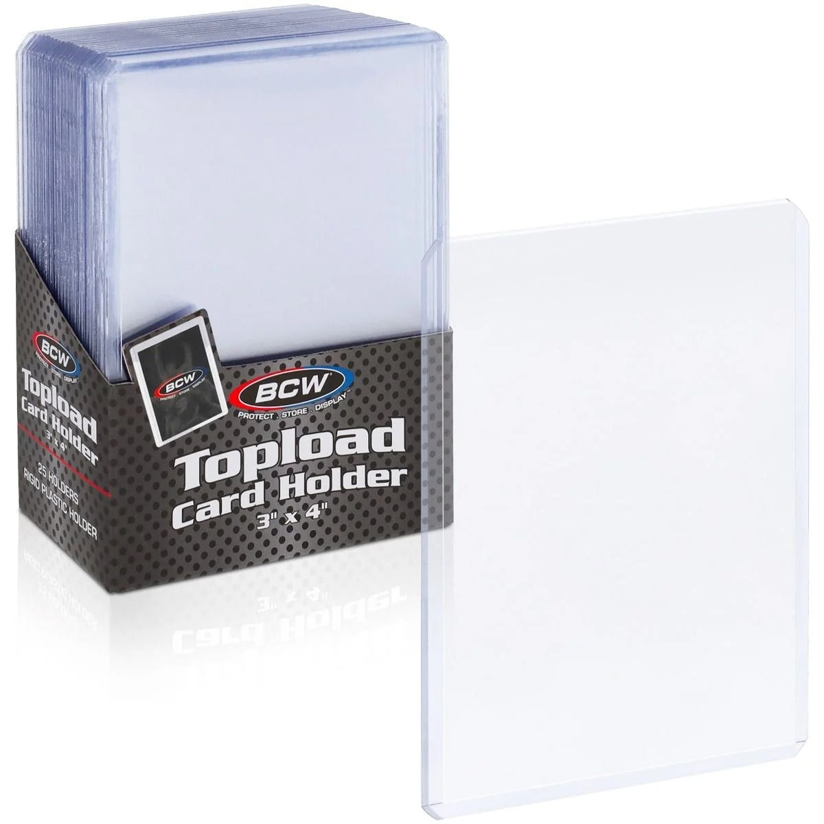 BCW 3x4 Topload Card Holder - Standard (25-Count)