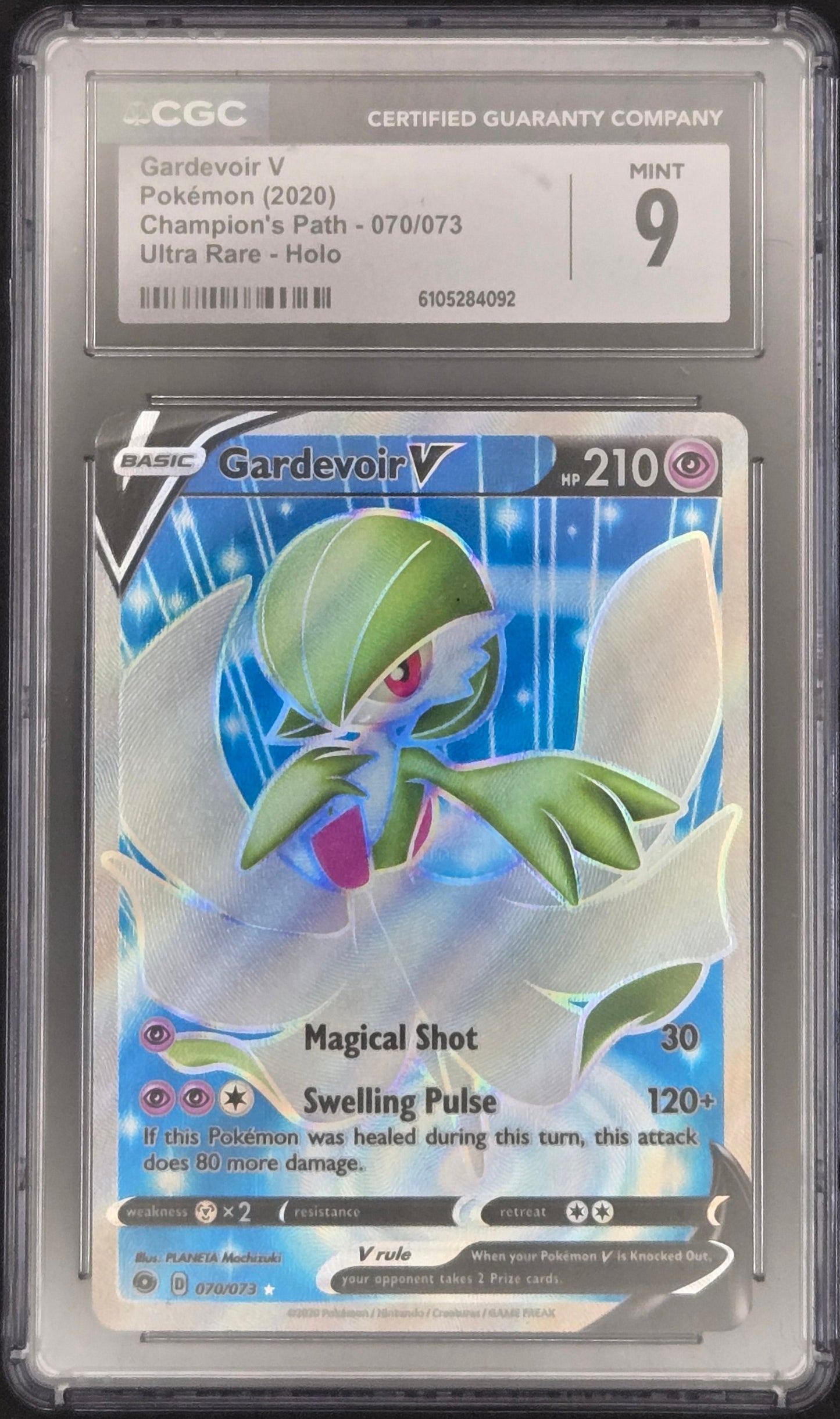 Pokemon TCG: Gardevoir V | Champion's Path - 070/073 CGC 9