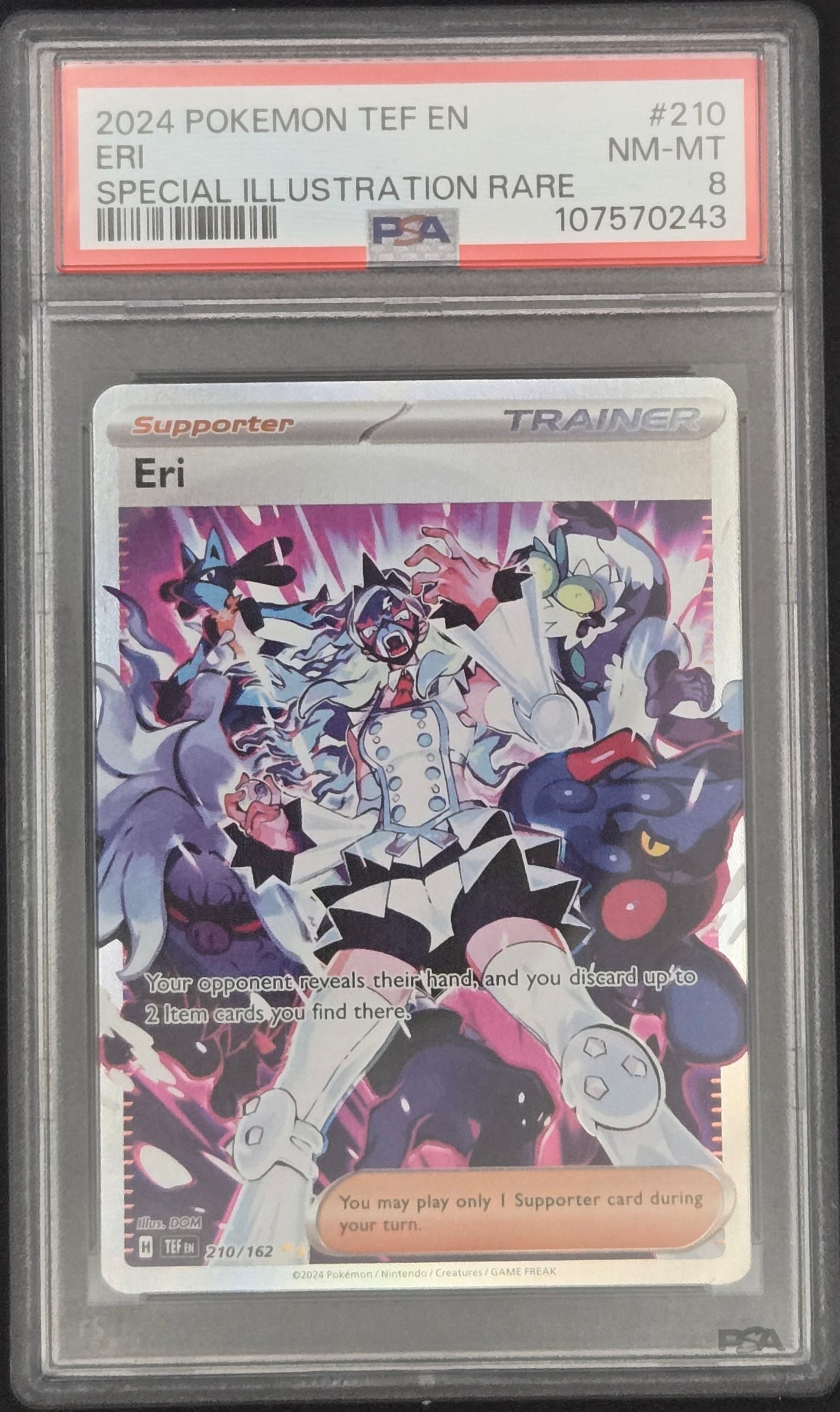 Pokemon TCG: Eri | Temporal Forces - #210/162 PSA 8