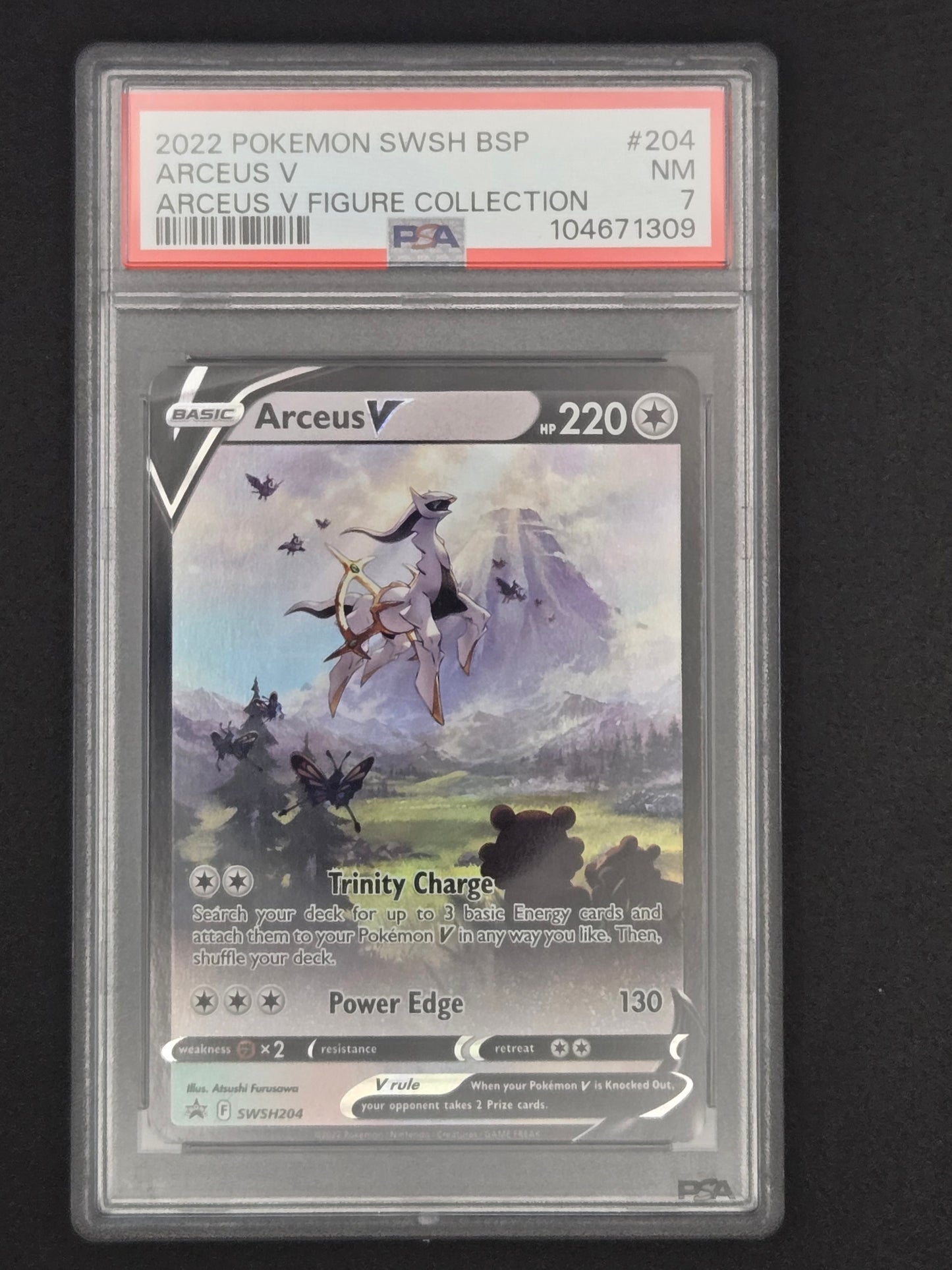 Pokemon TCG: Arceus V | Black Star Promo - SWSH204 PSA 7