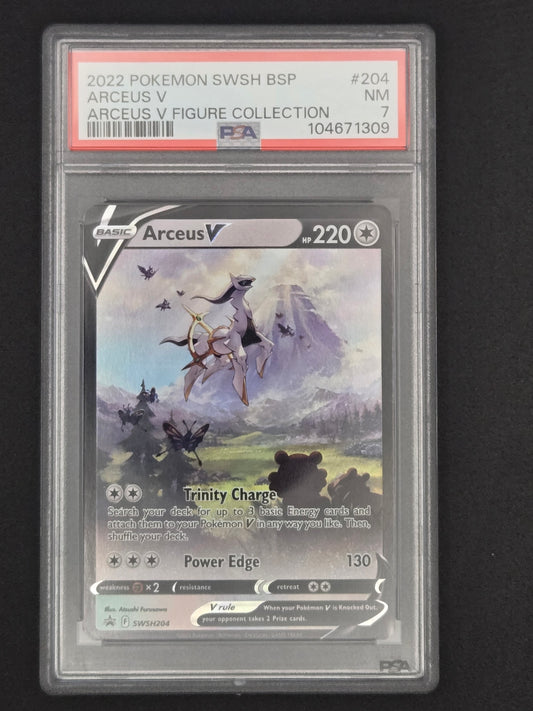 Pokemon TCG: Arceus V | Black Star Promo - SWSH204 PSA 7