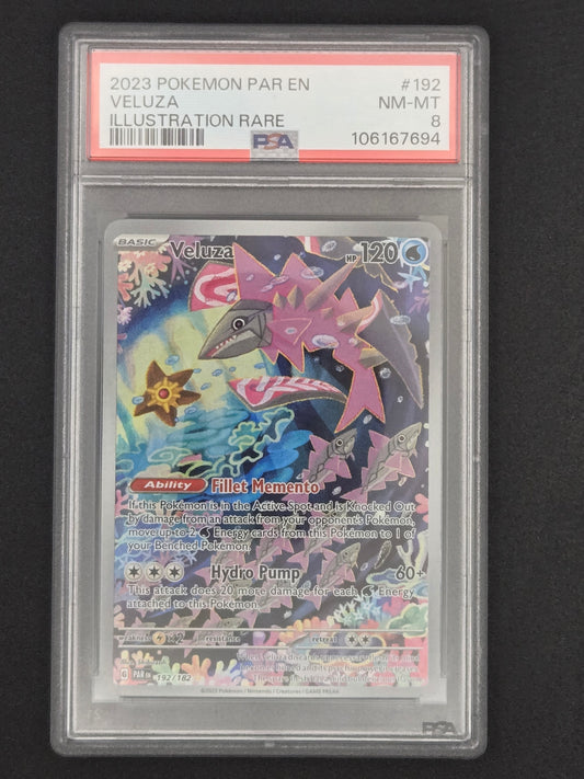 Pokemon TCG: Veluza | Paradox Rift - #192/182 PSA 8