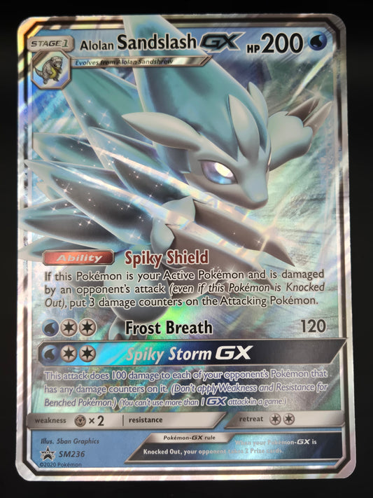 Alolan Sandslash GX - SM236 - Sun & Moon Black Star Promo (Jumbo)