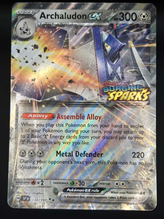 Archaludon ex - 130/191 - Scarlet & Violet: Surging Sparks (Jumbo)