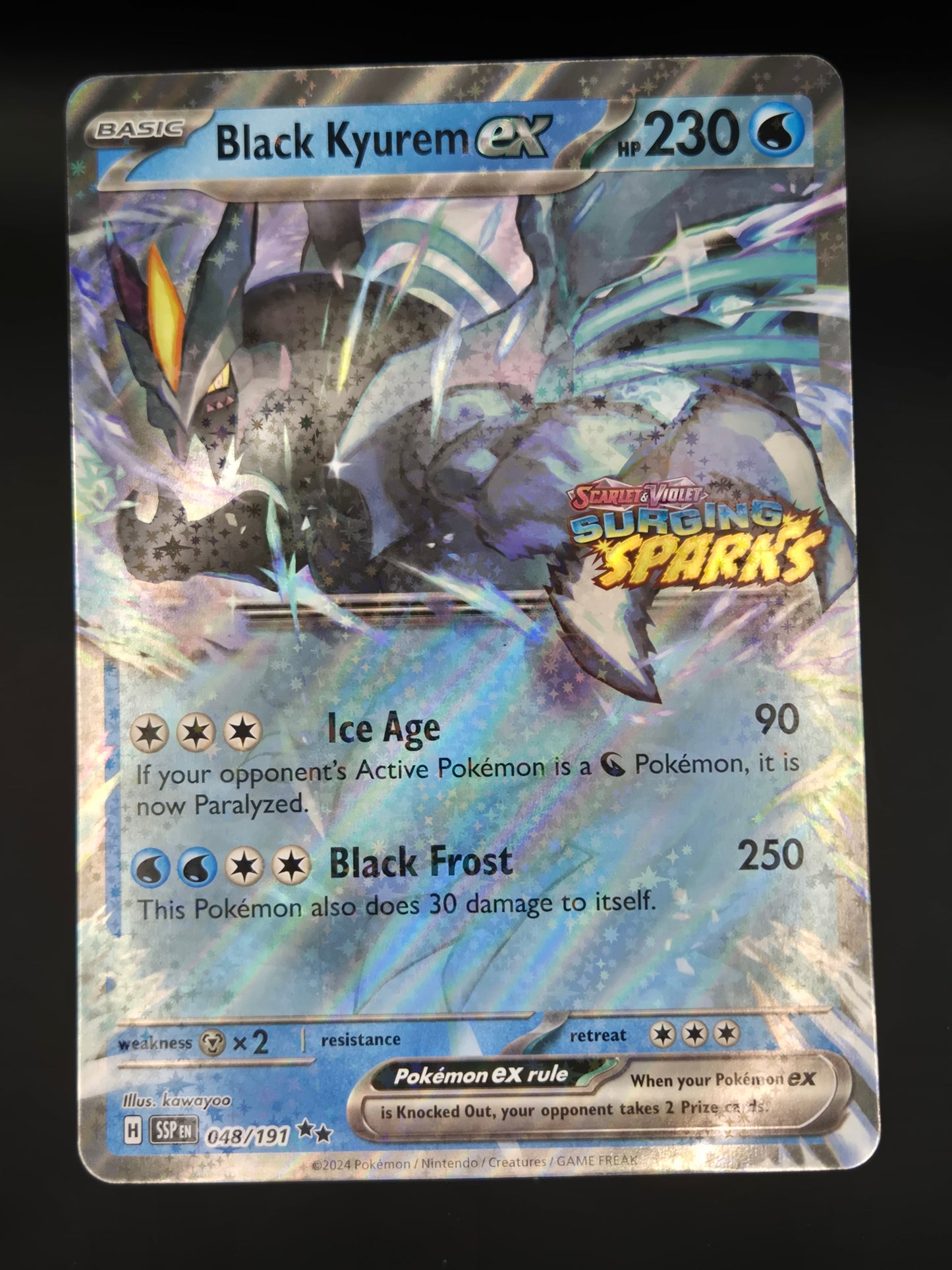 Black Kyurem ex - 048/191 - Scarlet & Violet: Surging Sparks (Jumbo)