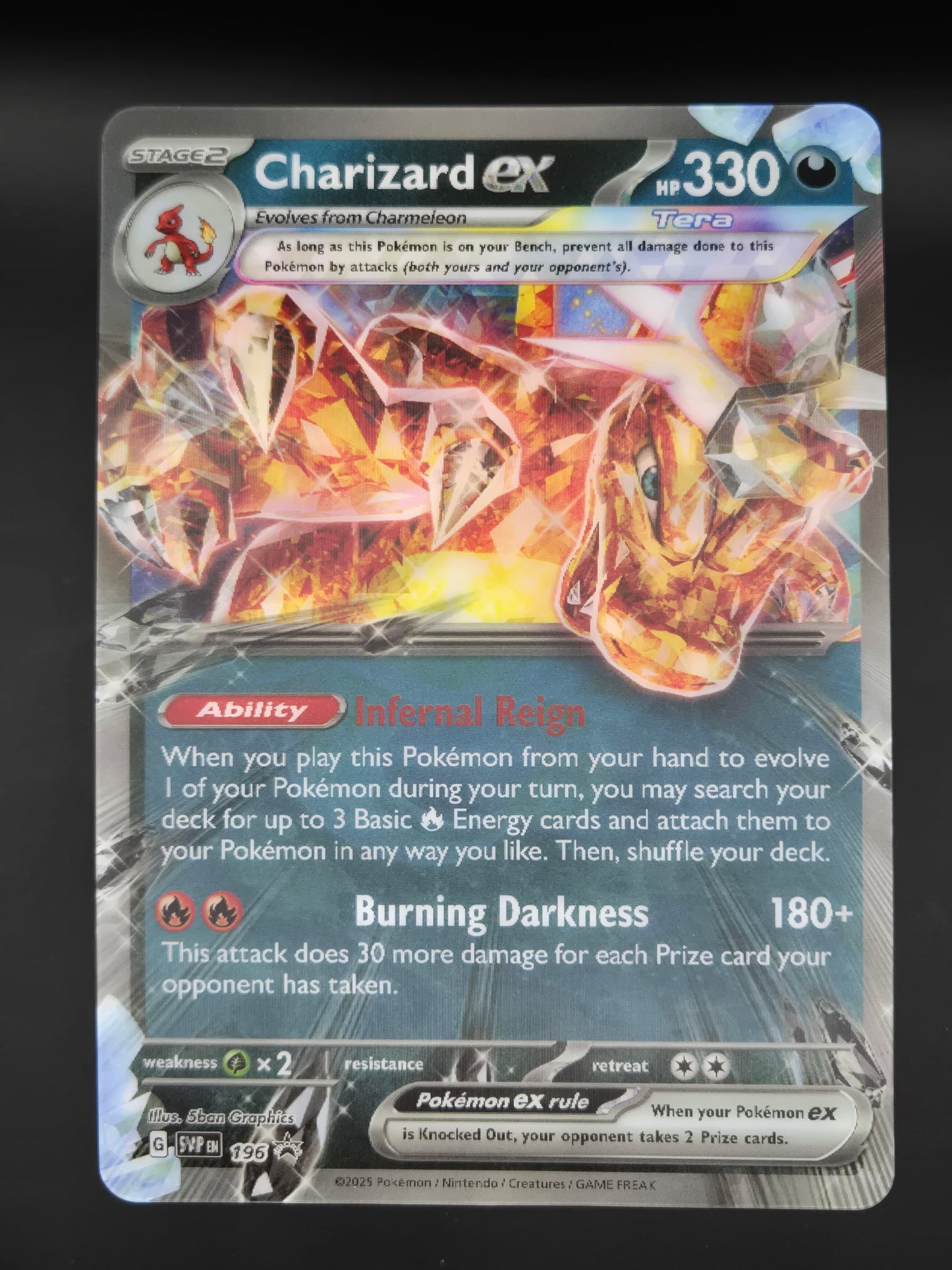 Tera Charizard ex - SVP196 - Scarlet & Violet Black Star Promo (Jumbo)