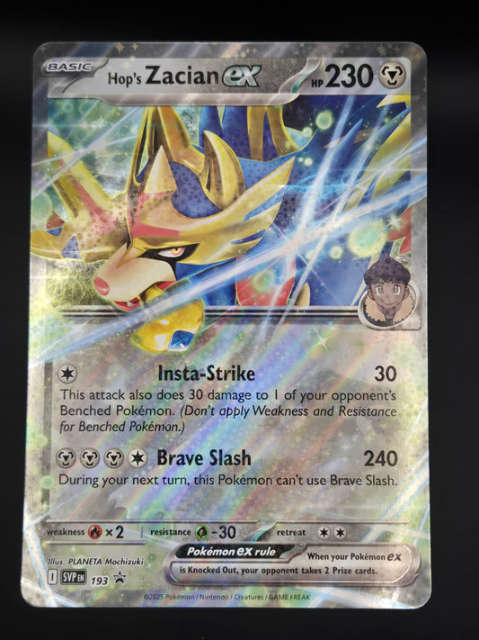 Hop's Zacian ex - SVP193 - Scarlet & Violet Black Star Promo (Jumbo)