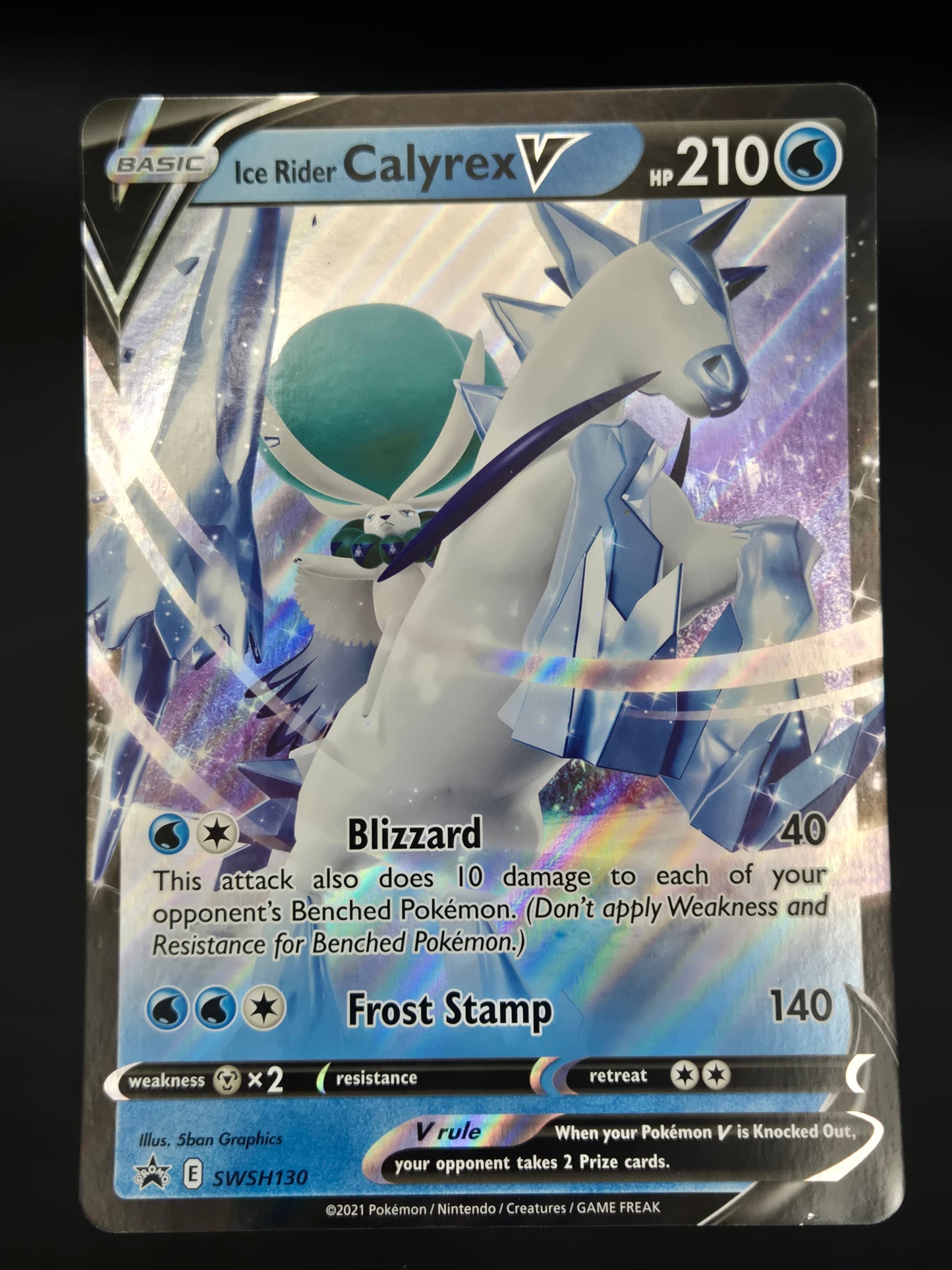 Ice Rider Calyrex VMAX - SWSH131 - Sword & Shield Black Star Promo (Jumbo)