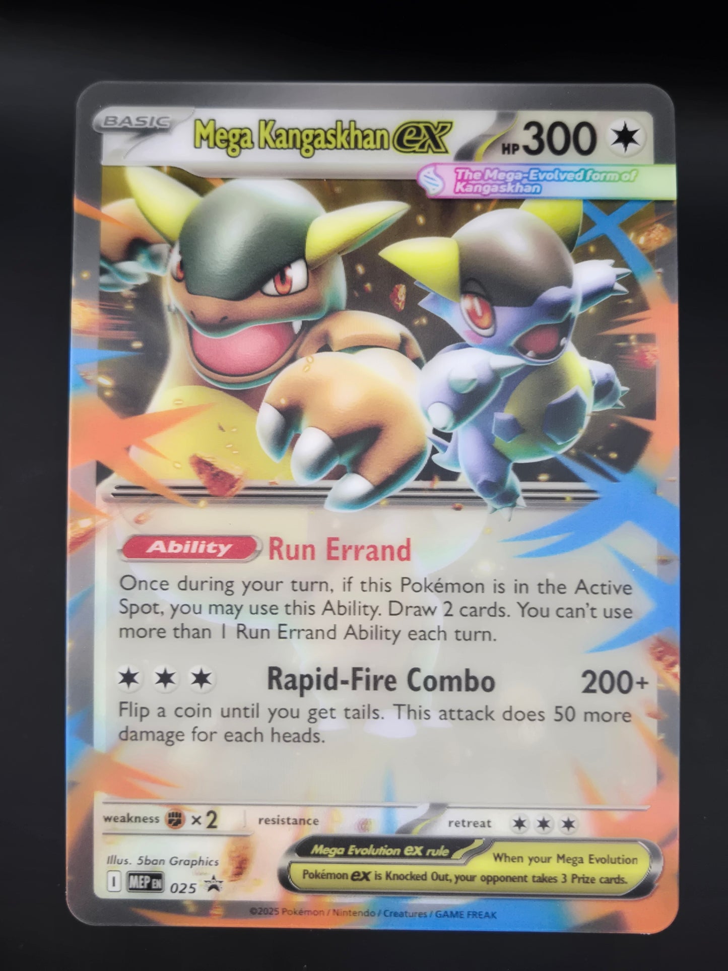 Mega Kangaskhan ex - 025 - Mega Evolution Powers - Oversized Jumbo Card