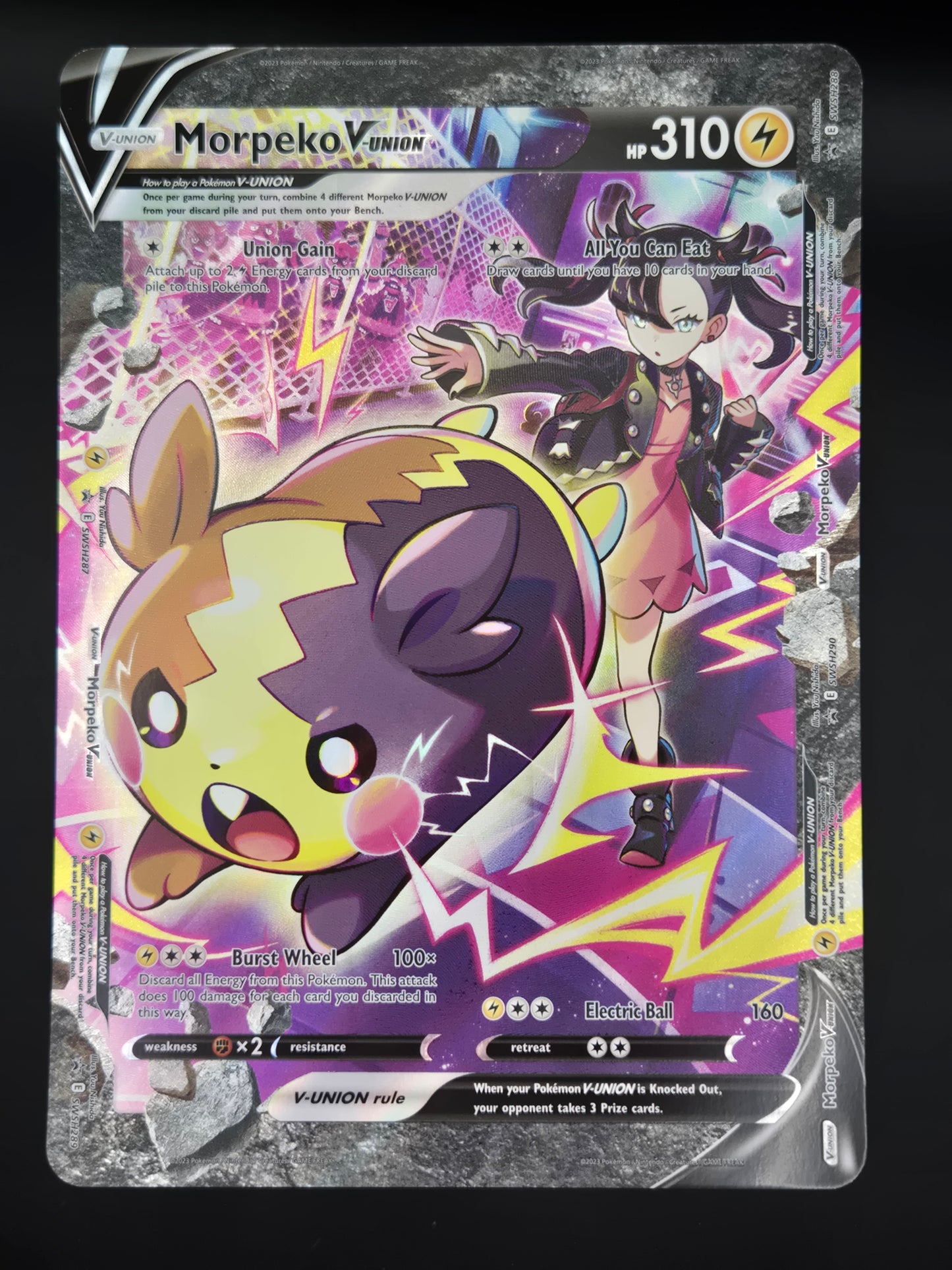 Morpeko V-UNION - SWSH287-290 - Oversized Jumbo Promo