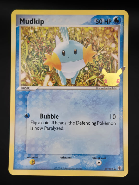Mudkip - 59/109 - Celebrations: Classic Collection - Oversized Jumbo Card
