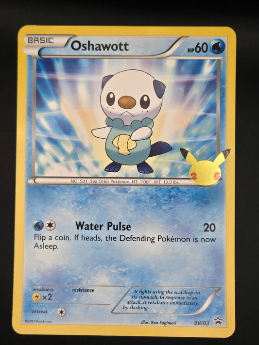 Oshawott - BW03 - Celebrations: Classic Collection - Oversized Jumbo Card