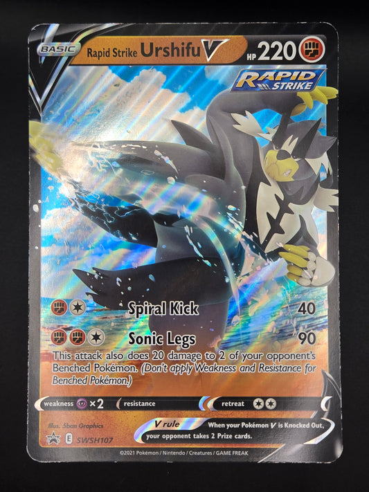 Rapid Strike Urshifu V - SWSH107 - Oversized Jumbo Promo