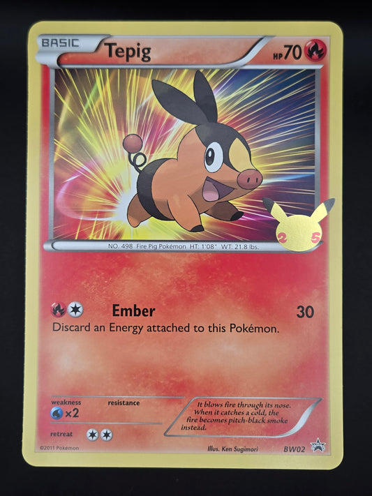 Tepig - BW02 - Celebrations: Classic Collection - Oversized Jumbo Card