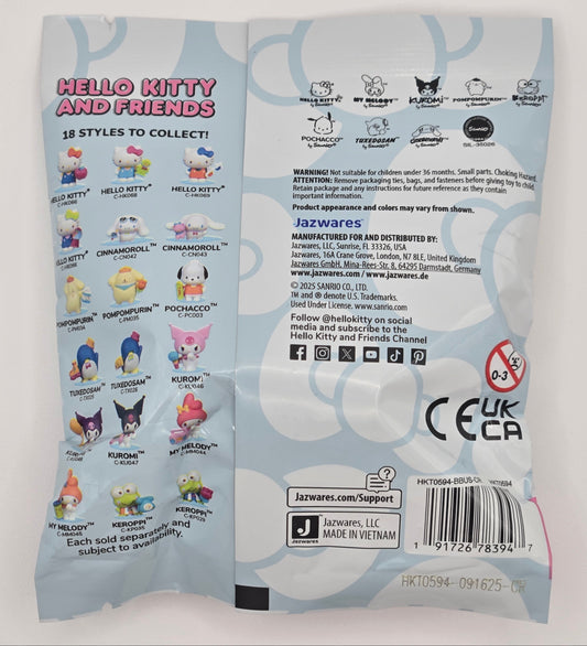 Jazwares Hello Kitty and Friends Rainbow Vibes 2-Inch Blind Figure & Accessory