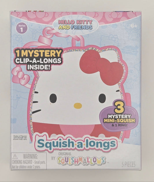 Original Squishmallows Squish-a-longs Series 1: Hello Kitty and Friends Mystery Pack