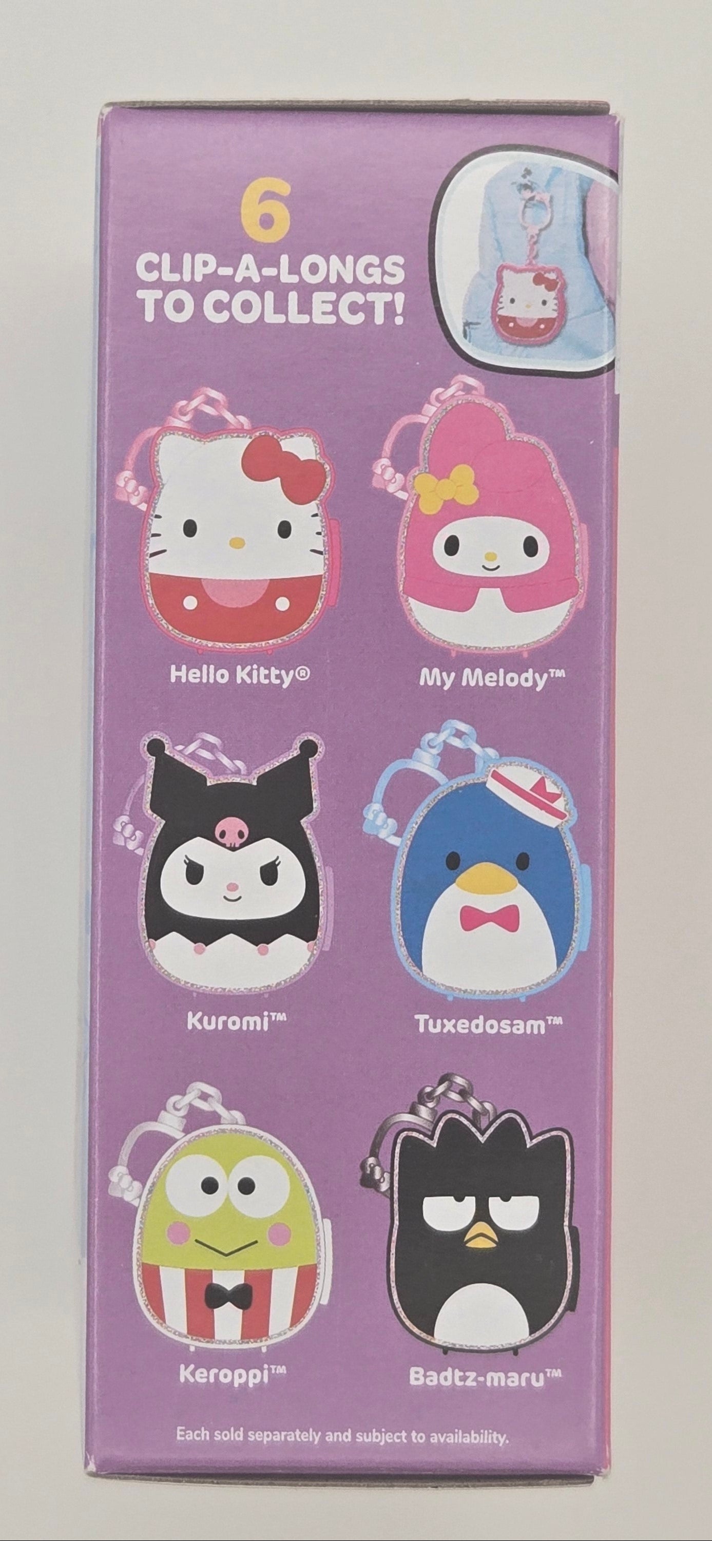 Original Squishmallows Squish-a-longs Series 1: Hello Kitty and Friends Mystery Pack