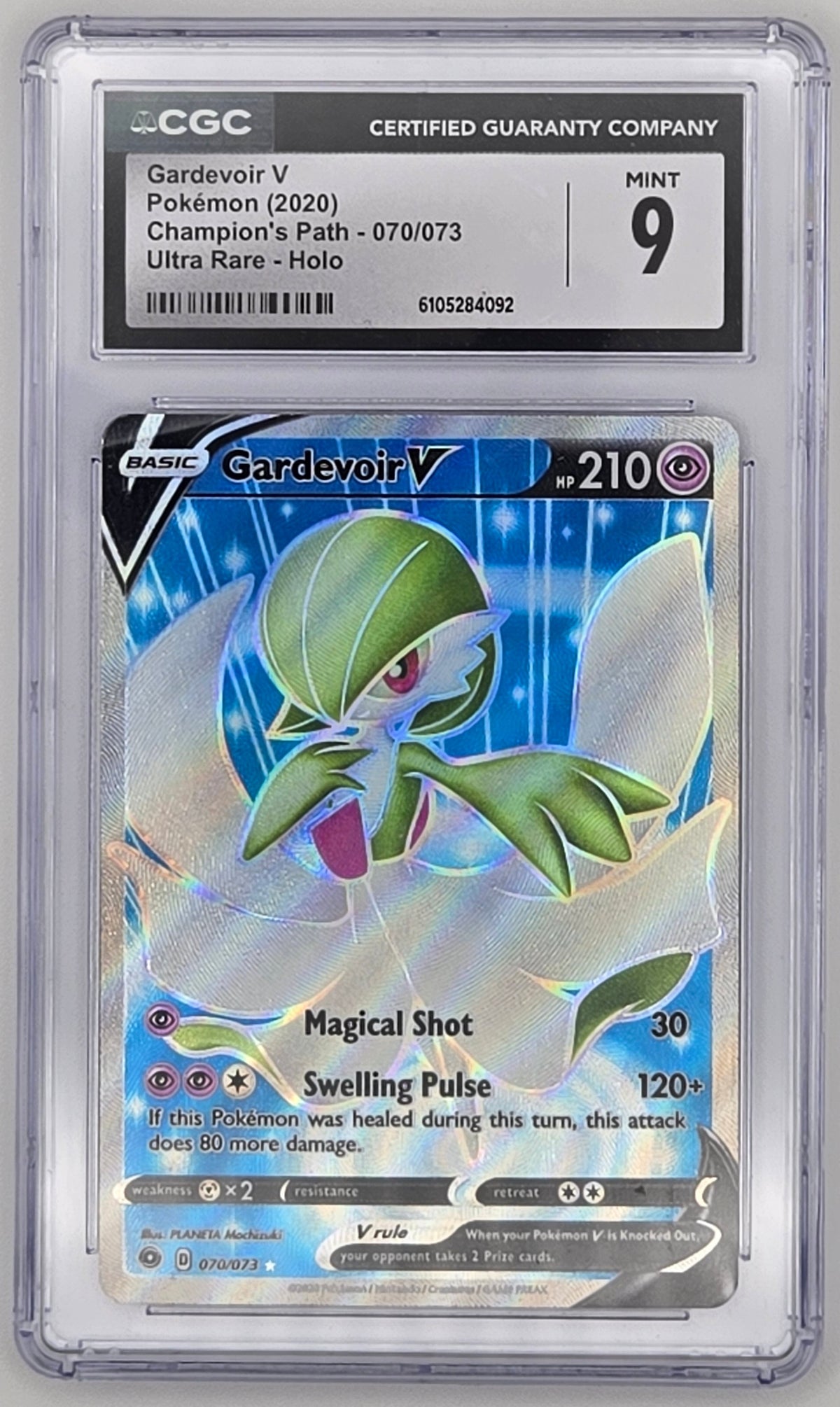 Pokemon TCG: Gardevoir V | Champion's Path - 070/073 CGC 9