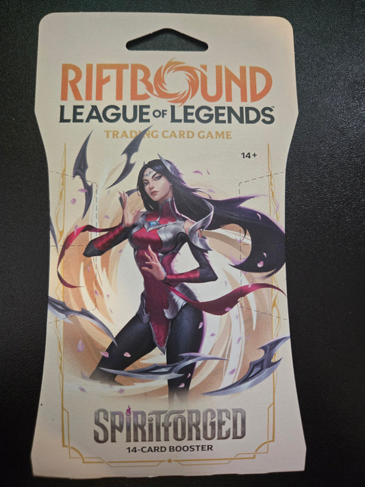 Spiritforged Sleeved Booster Pack (Riftbound: League of Legends TCG)