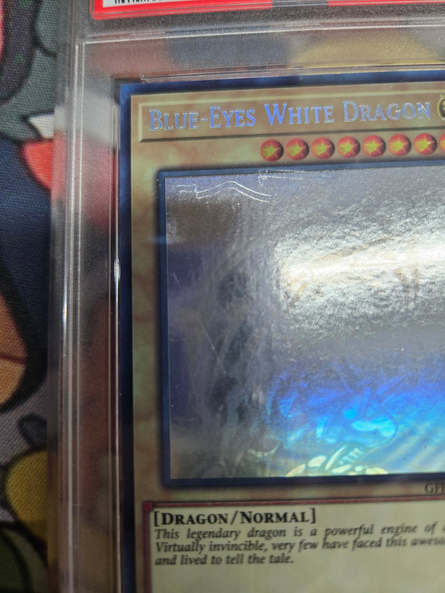 Blue-Eyes White Dragon (Ghost Rare) – Ghosts From the Past: The 2nd Haunting – PSA 8 NM-MT (1st Edition)