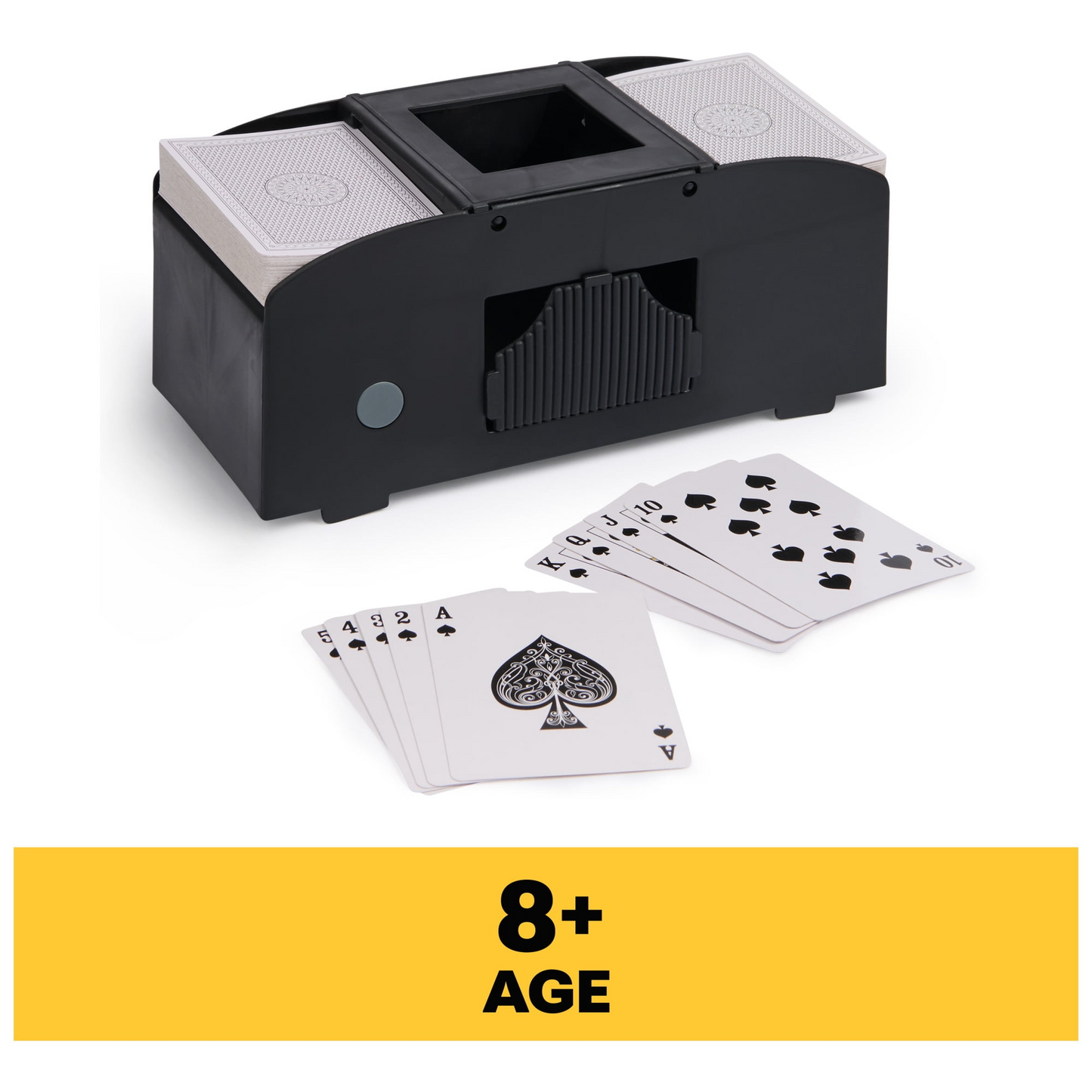 Spin Master Games Automatic 2-Deck Card Shuffler