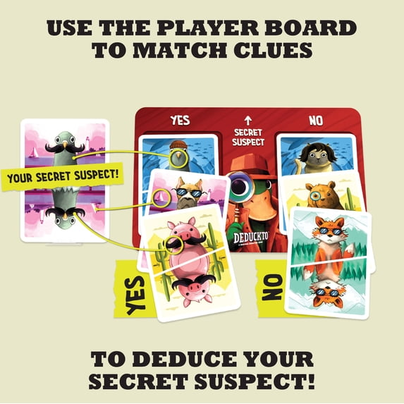 Deduckto: A Quacking Deduction Game - Gamewright