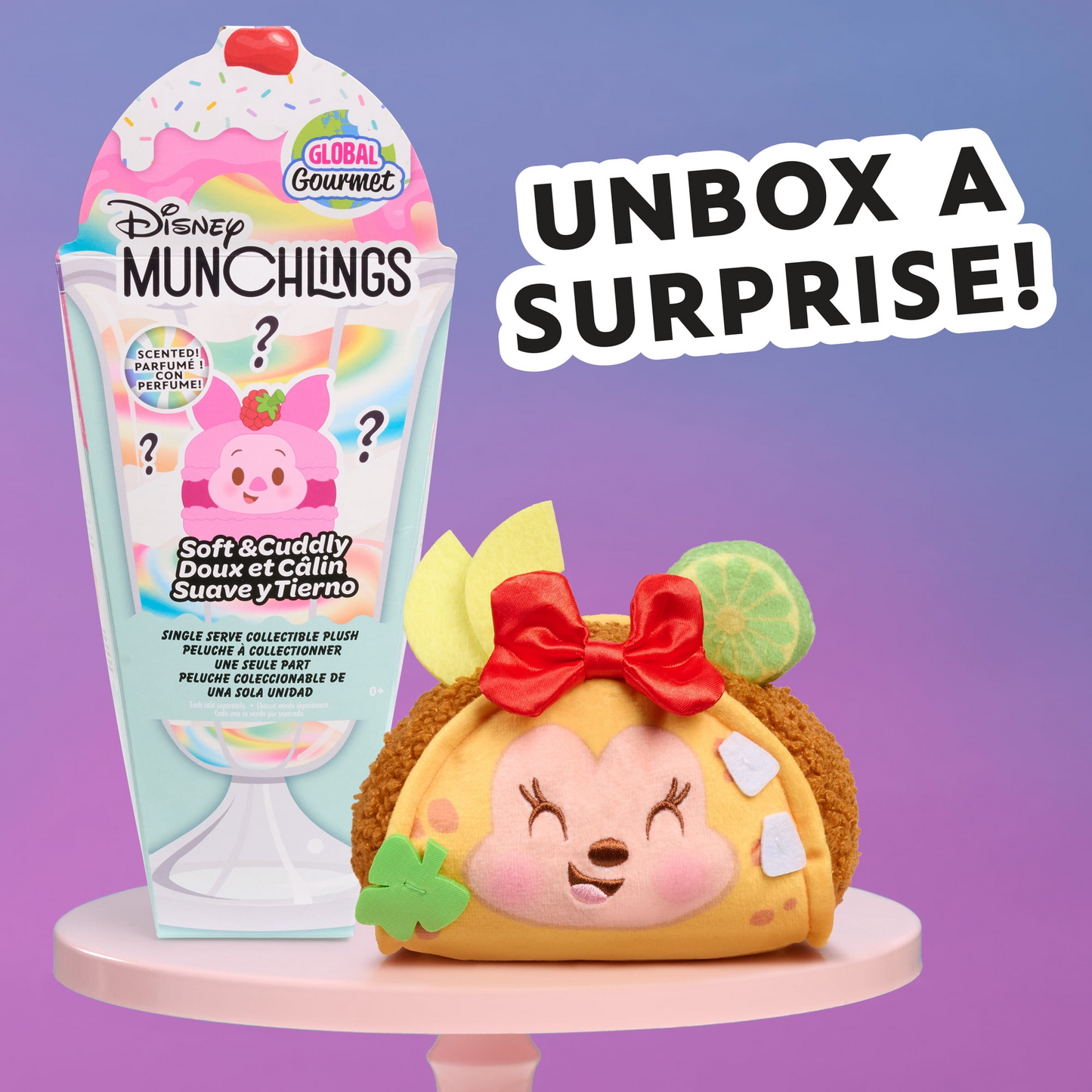 Disney Munchlings: Global Gourmet Series 2 Scented Mystery Plush Blind Box