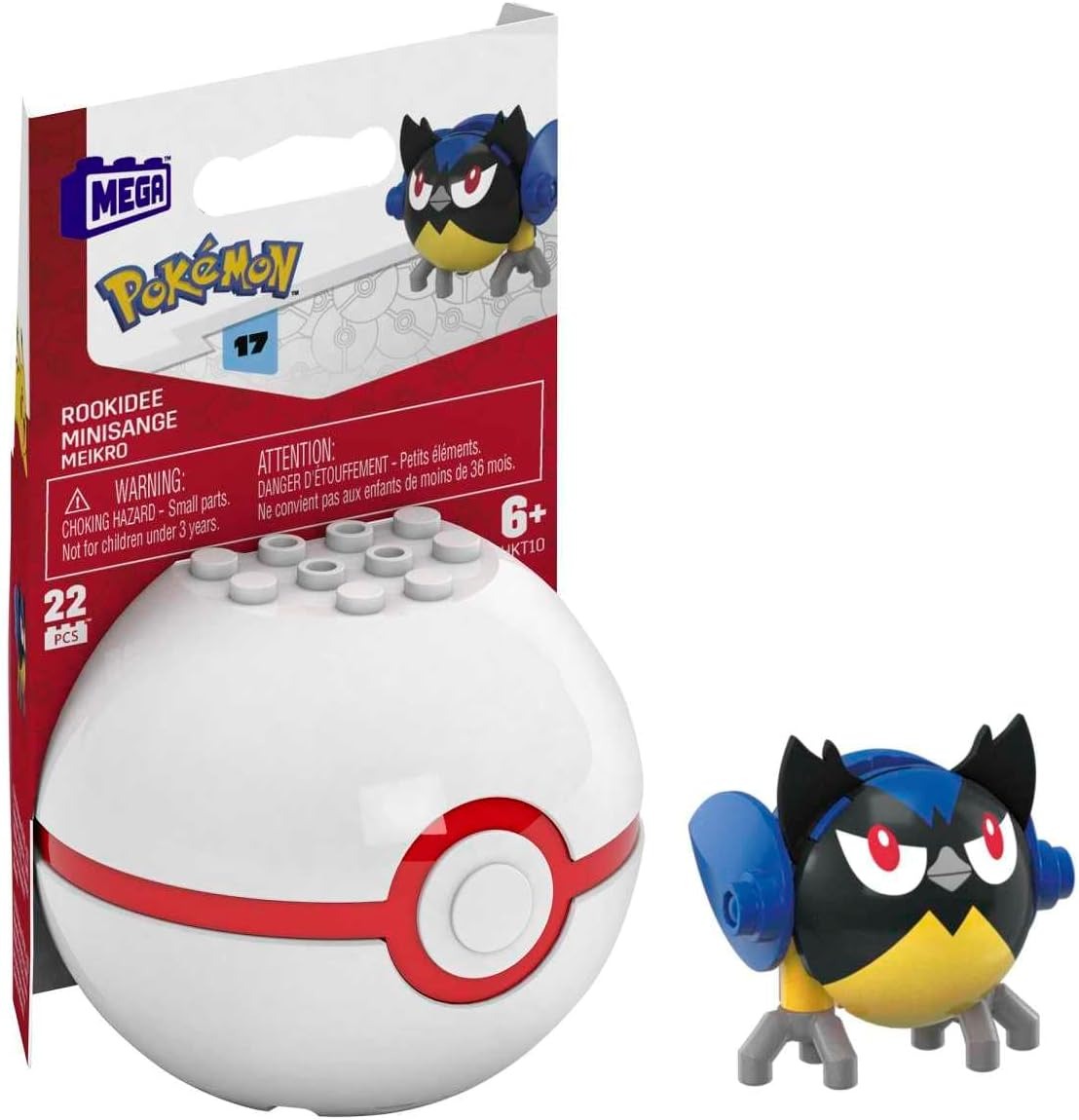 MEGA Pokémon: Rookidee Premier Ball Building Set
