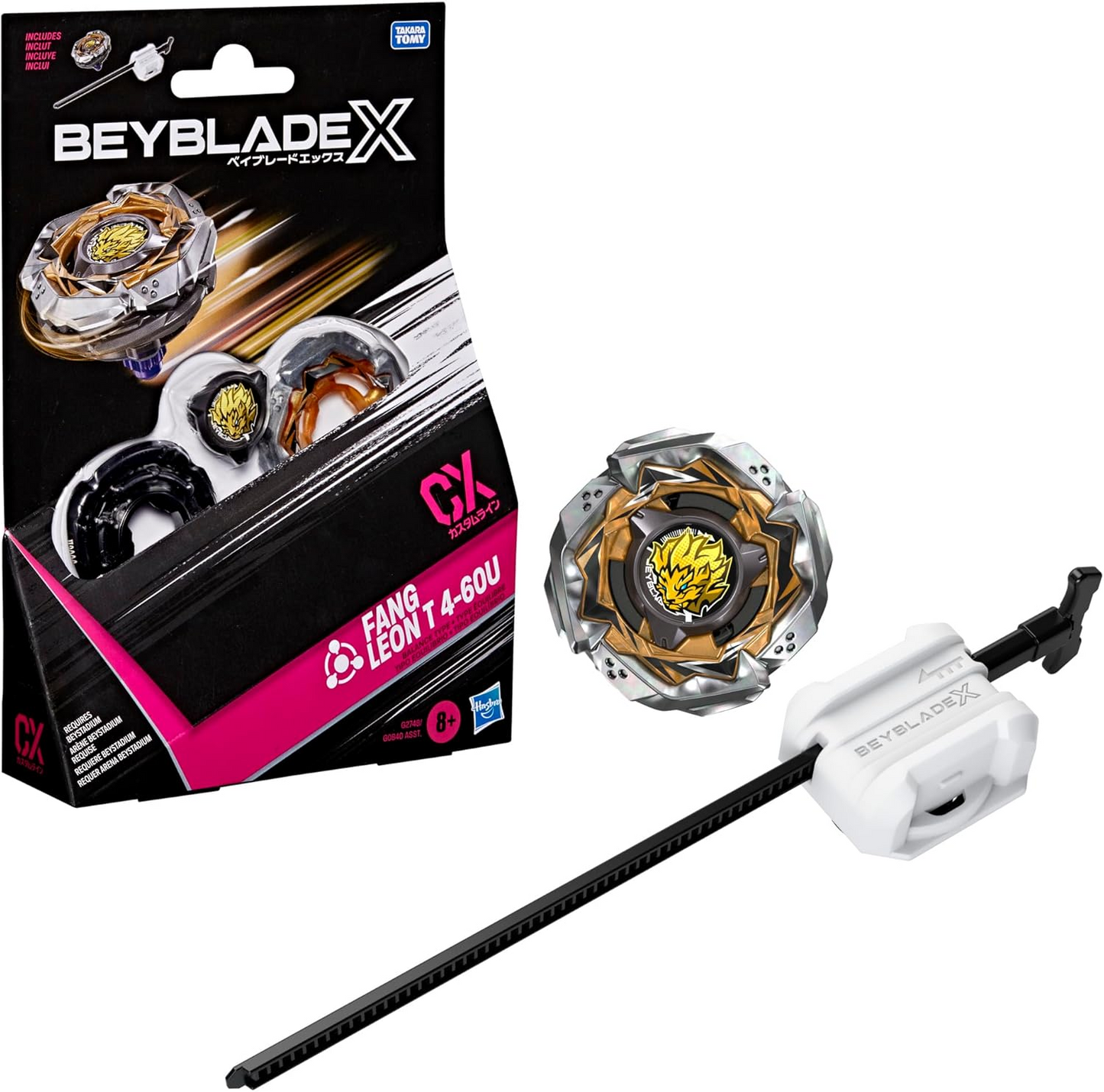 Beyblade X: Fang Leon T 4-60U CX Starter Pack