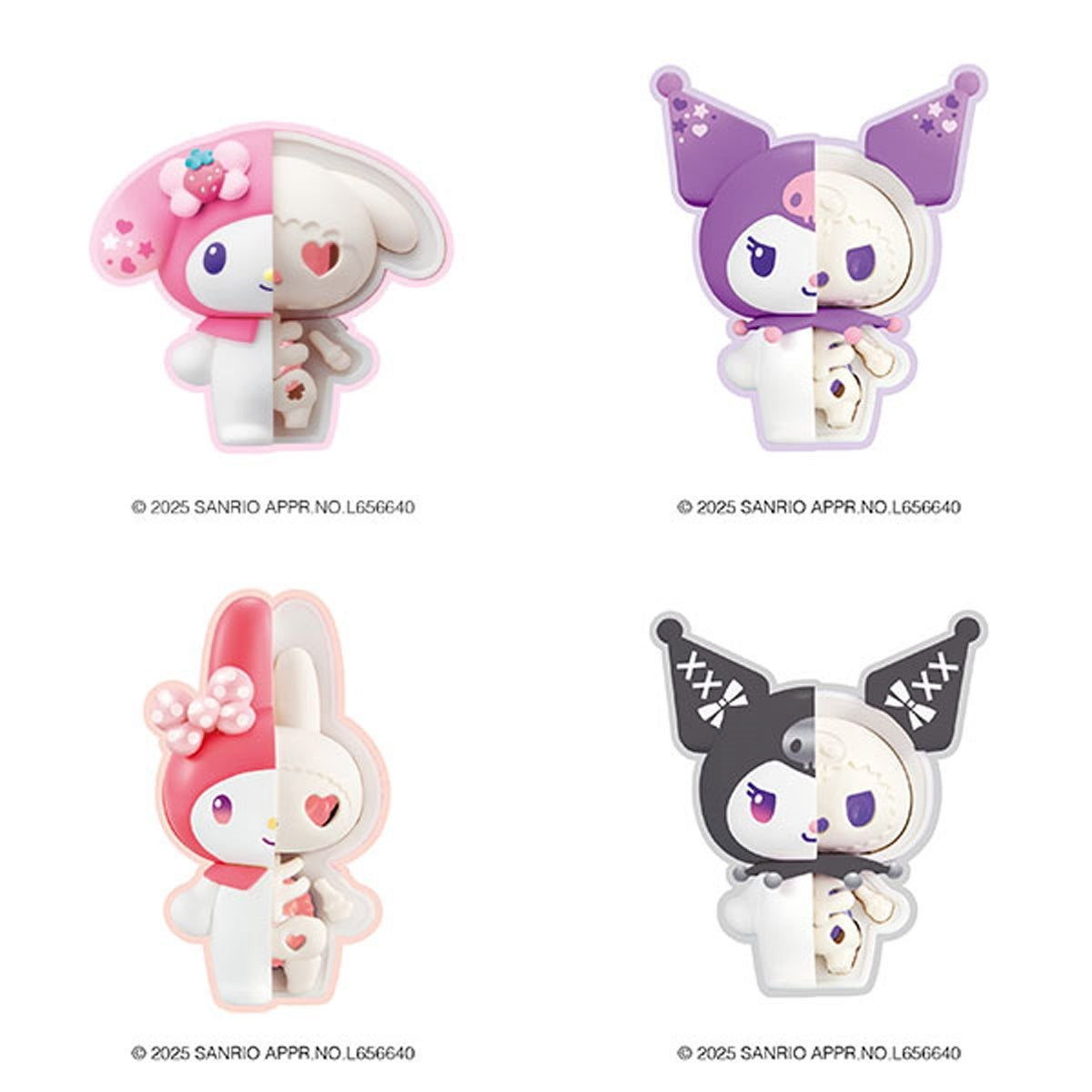 MegaHouse Kaitai Fantasy: Sanrio Characters – My Melody & Kuromi (Anatomy Puzzle Figure)