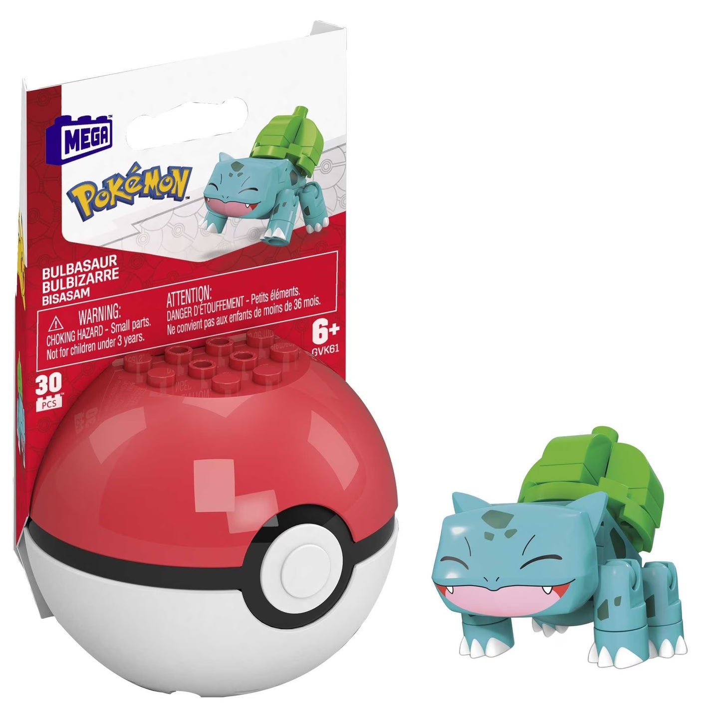MEGA Pokémon: Bulbasaur Poké Ball Building Set