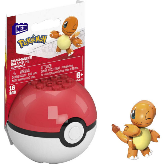 MEGA Pokémon: Charmander Poké Ball Building Set