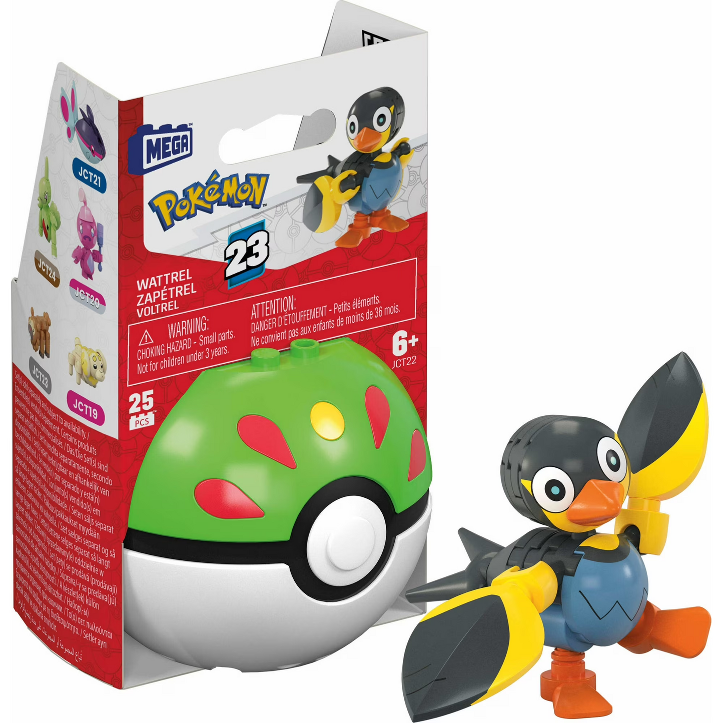 MEGA Pokémon Wattrel Building Toy Kit