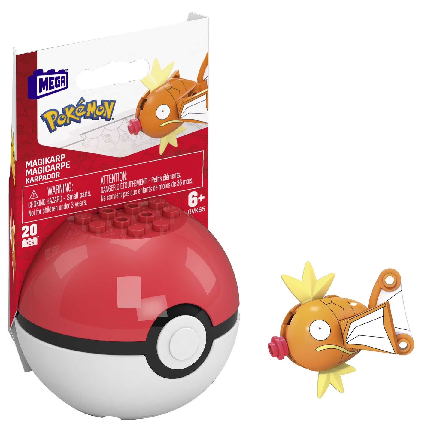 MEGA Pokémon: Magikarp Poké Ball Building Set