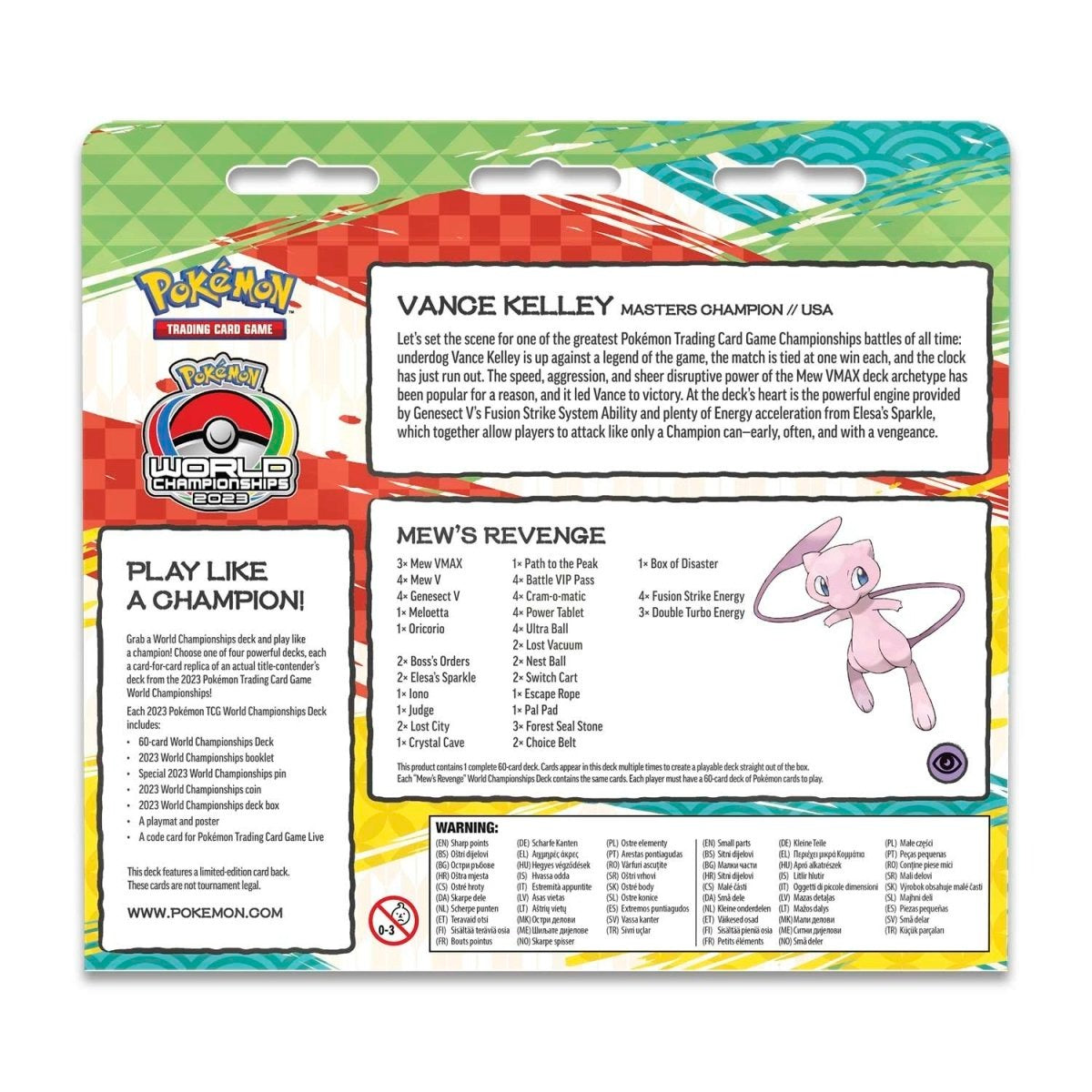 Pokemon TCG: 2023 World Championships Deck - Vance Kelley (Mew's Revenge)