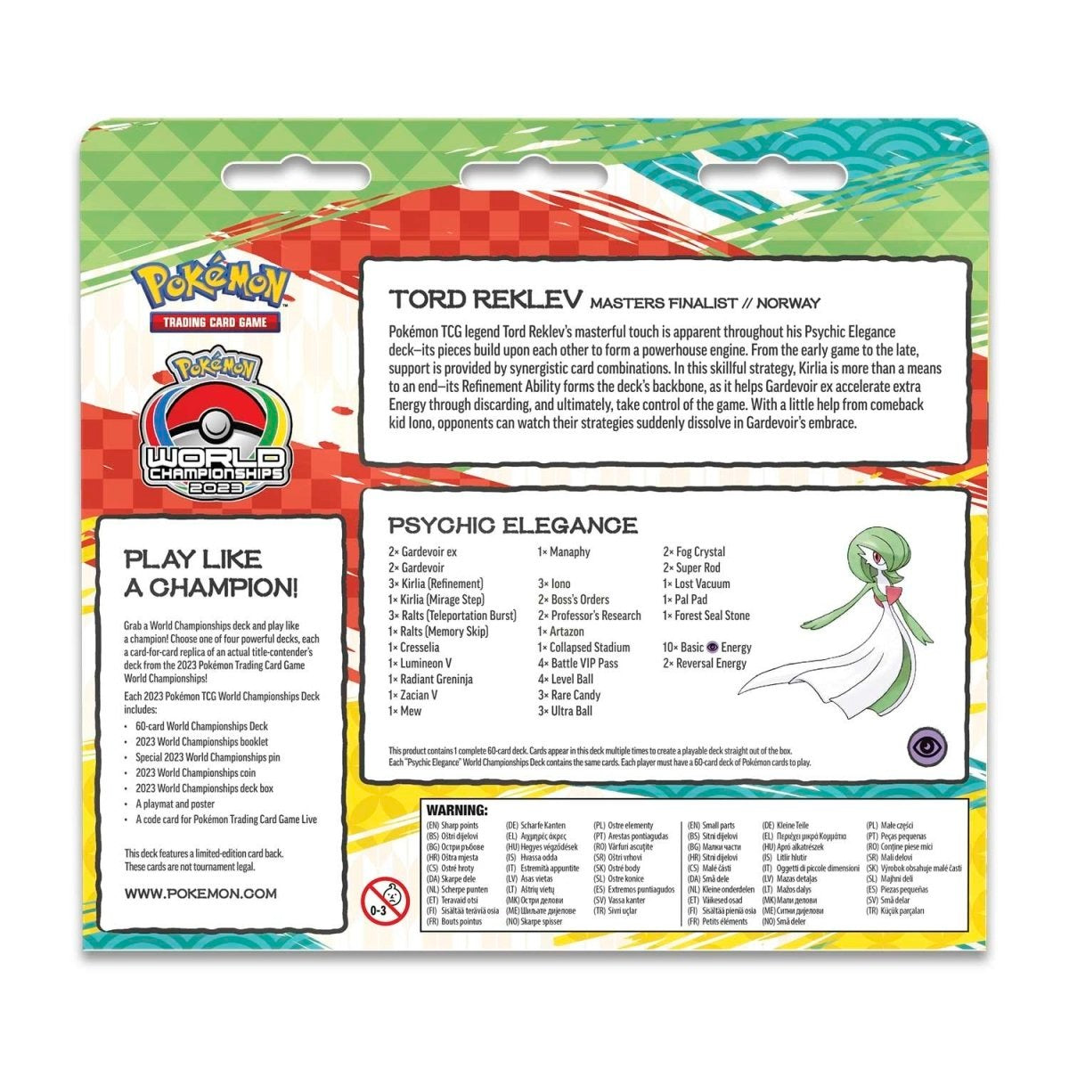 Pokemon TCG: 2023 World Championships Deck - Tord Reklev (Psychic Elegance)