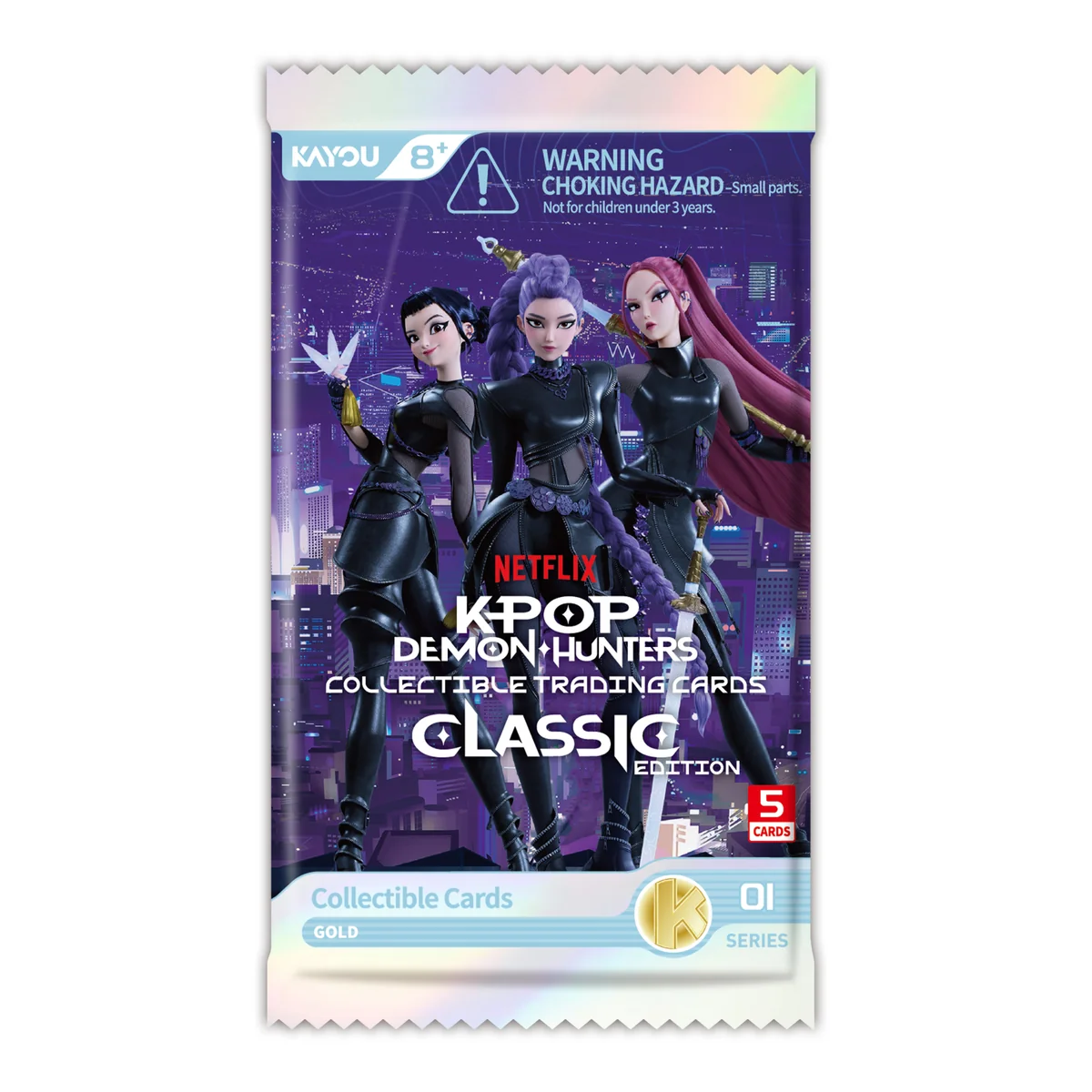 Kayou Netflix K-Pop: Demon Hunters Trading Cards – Classic Edition Booster Pack (Series 01)