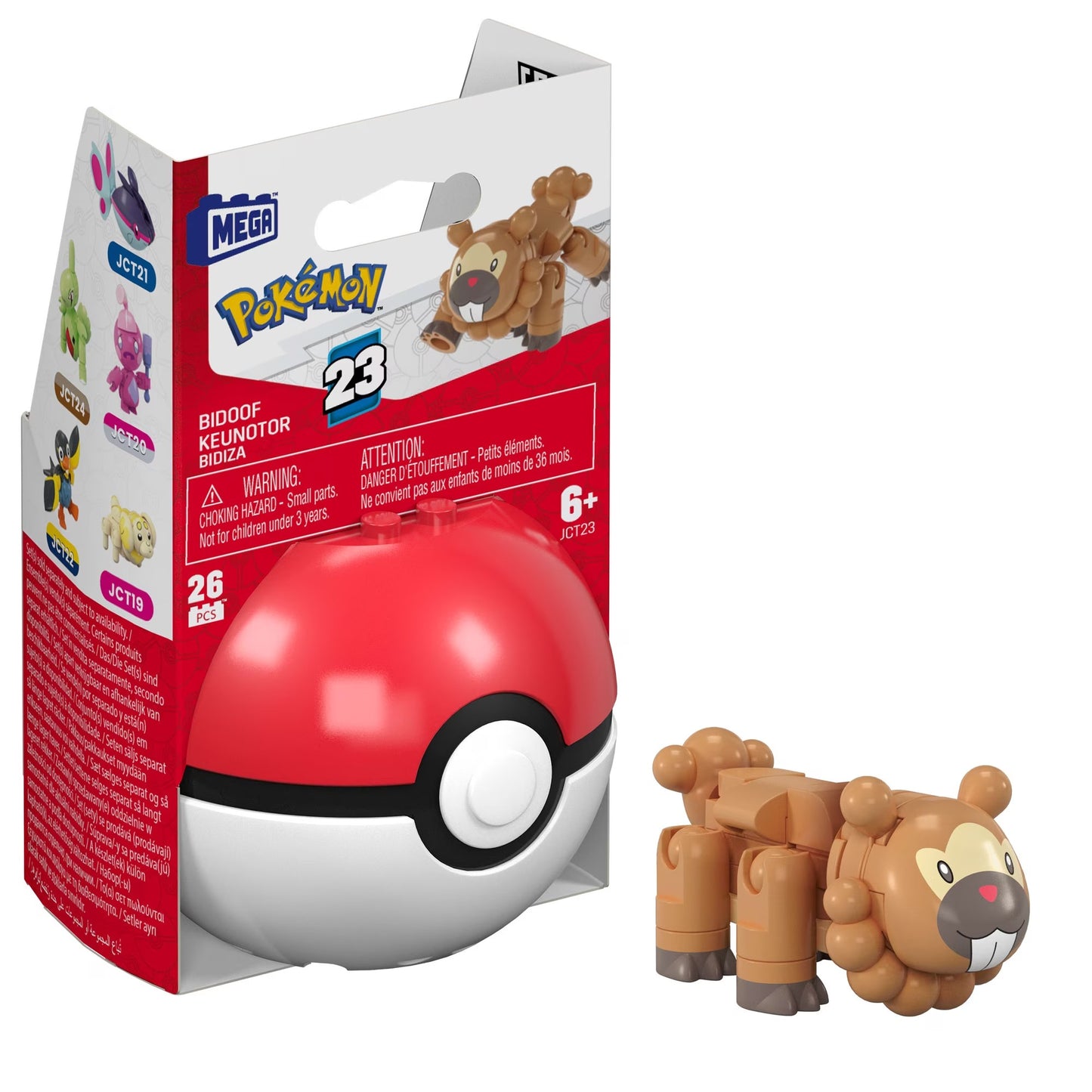 MEGA Pokemon Bidoof Building Set