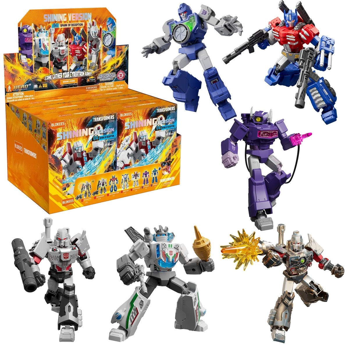 Transformers Shining Version 4 "Spark of Deception" SV04 Blokees Model Kit