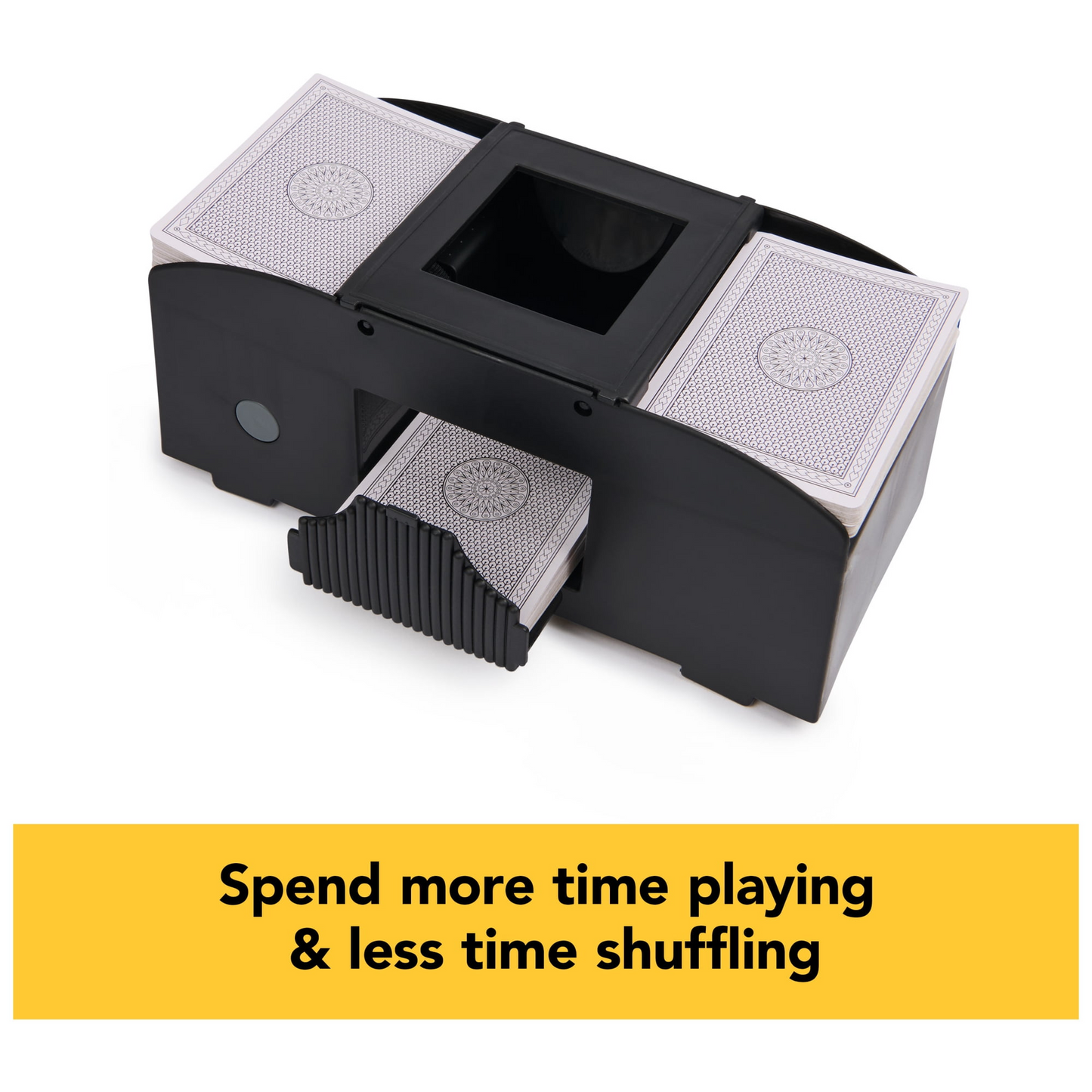 Spin Master Games Automatic 2-Deck Card Shuffler