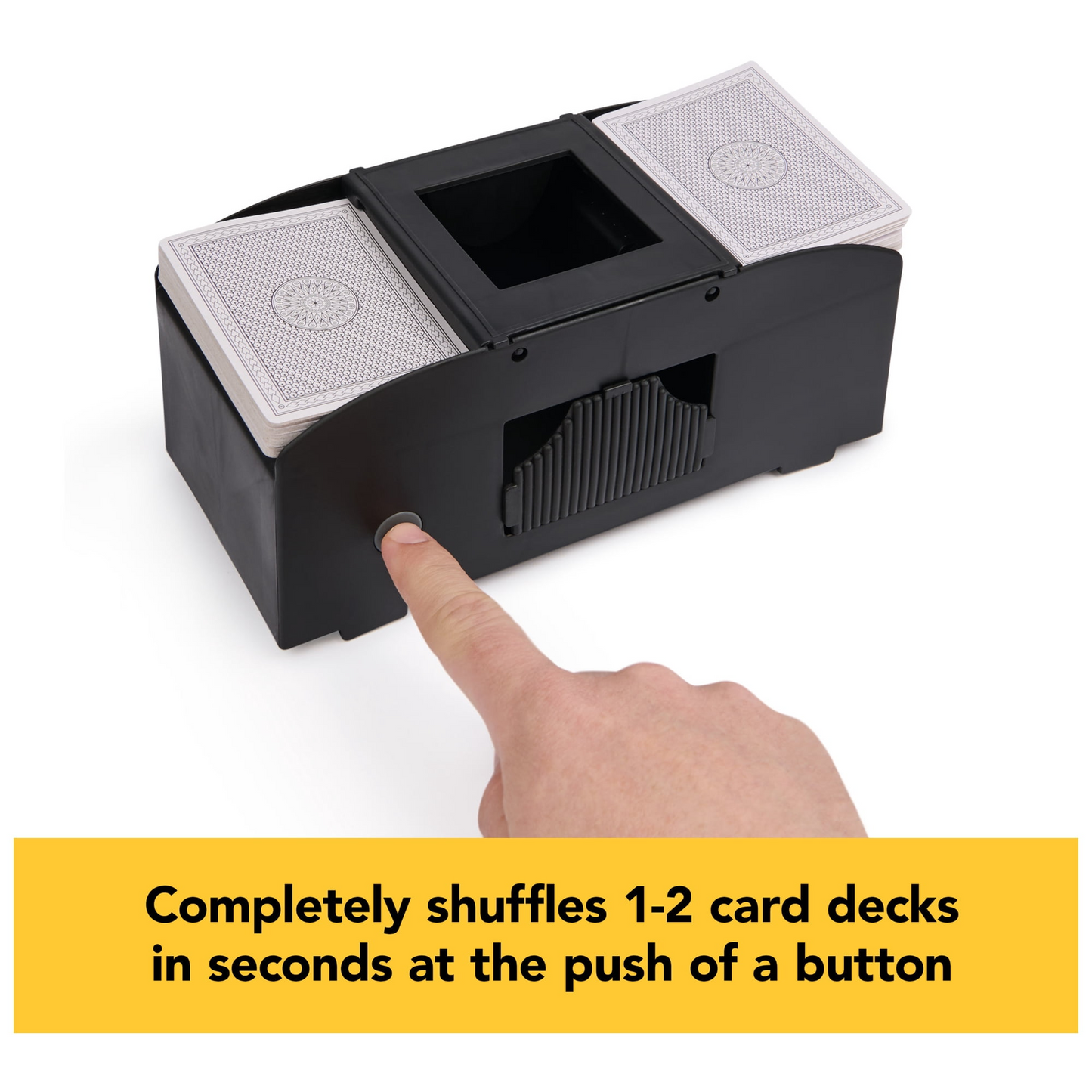 Spin Master Games Automatic 2-Deck Card Shuffler