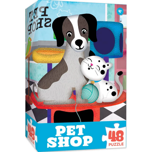 Pet Shop 48-Piece Kids Puzzle: Fun with Furry Friends