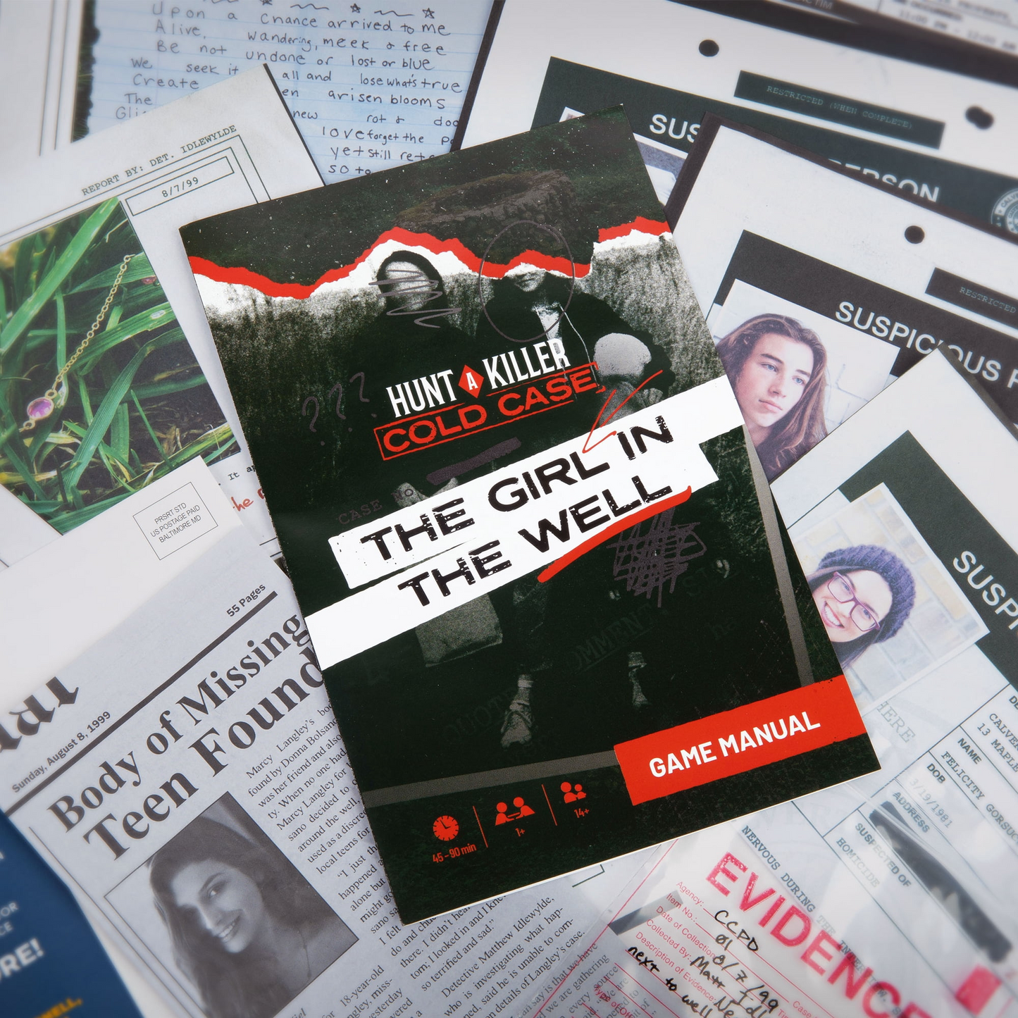 Hunt A Killer: Cold Case – Girl in The Well Murder Mystery Game