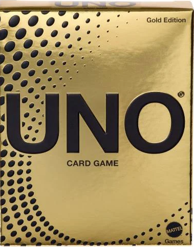 UNO Gold Edition Card Game